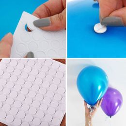 100 Points Balloon Attachment Glue Dot Attach Balloons To Ceiling Or Wall Stickers Birthday Party Wedding Decoration Supplies