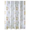 Peva Bathroom Waterproof Shower Curtain Bathroom Hanging Curtain Toilet Door Curtain Partition Curtain, 71X71Inch