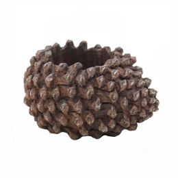 Resin Simulation Pine Cones Succulent Plant Pot Lovely Planter For Succulent Cactus