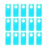 100 Pcs Plastic Plant Labels Nursery Garden Plant Tags Grape Watermelon Pollination Plant Markers, Blue