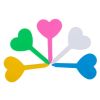 100 Pcs Pvc Plant Labels Heart Pattern Plastic Plant Tags Nursery Garden Plant Markers, Random Color