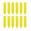 100 Pcs I-Type Plant Labels Plastic Nursery Garden Plant Tags Pot Plant Markers, Medium Size Yellow