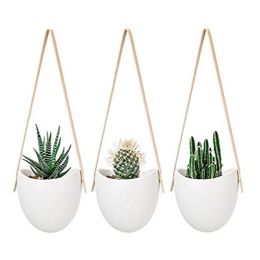 Indoor Ceramic Flower Pot Self-Watering For Bonsai Plants Home Decoration