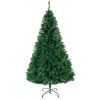 8Ft Christmas Tree With 1138 Branches Folding Metal Christmas Tree Stand, Xmas Pine Tree For Indoor Outdoor Holiday Decoration