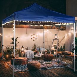 Canopy Led Canopy Lights;  White - Outdoor Canopy Tent Lights For 10'X10' Tents - Instant Pop Up Canopy Lights - Tailgate Tent Light - 40-Foot Led Lig