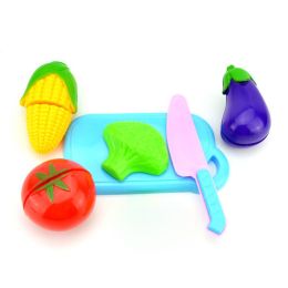 1Set Pretend Play Toy Hands-On Ability Resistant To Falling Plastic Cut Fruit Children Toy For Kids