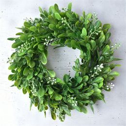 Garland Lightweight Easy To Install Creative Wreath Ornament Christmas Welcome Sign Decoration Holiday Decor