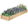 Wooden Vegetable Raised Garden Bed For Backyard Patio Balcony