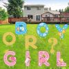 10Pcs Gender Reveal Yard Sign With Stakes Boy Or Girl Baby Shower Party Supplies For Indoor Outdoor Decoracion (Shipment From Fba)