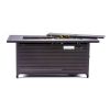 57In Outdoor Gas Fire Pit 50000 Btu Bronze Rectangular Propane Fire Pit Table