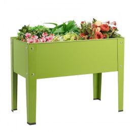 24.5 X 12.5 Inch Outdoor Elevated Garden Plant Stand Flower Bed Box