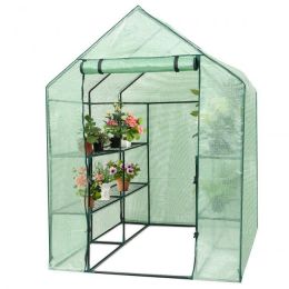8 Shelves Mini Walk In Greenhouse Outdoor Gardening Plant Green House