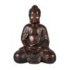 16.1Inch Zen Buddha Indoor Outdoor Statue For Yard Garden Patio Deck Home Decor