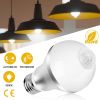 E27 Motion Sensor Light Bulb 9W/5W 1000Lm 6500K Dusk To Dawn Automatic On/Off Led Light Bulb Indoor Outdoor Use
