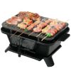 Heavy Duty Cast Iron Tabletop Bbq Grill Stove For Camping Picnic
