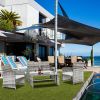 Outdoor 4-Piece Set Patio Furniture Sectional Sofa Sets All Weather Rattan Manual Wicker Conversation Set With Cushions And Table Xh
