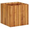 Garden Raised Bed 19.6"X19.6"X19.6" Solid Acacia Wood