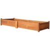 Garden Raised Bed Acacia Wood 78.7"X19.7"X9.8"