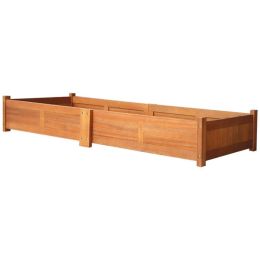Garden Raised Bed Acacia Wood 78.7"X19.7"X9.8"