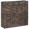 Garden Raised Bed With 4 Pots Water Hyacinth Brown