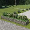 Gabion Raised Bed Galvanised Steel 177.2"X35.4"X19.7"