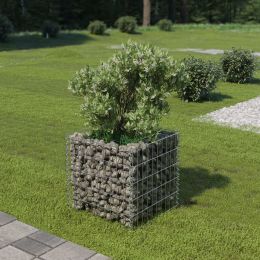 Gabion Raised Bed Galvanized Steel 19.7"X19.7"X19.7"