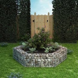 Hexagonal Gabion Raised Bed 78.7"X68.1"X15.7"