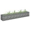 Gabion Raised Bed Galvanized Steel 70.9"X11.8"X11.8"