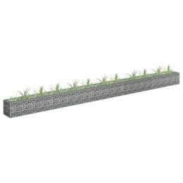 Gabion Raised Bed Galvanized Steel 177.2"X11.8"X11.8"