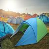 4-Person Double Layer Family Camping Tent Outdoor Instant Cabin Tent For Hiking Backpacking Trekking Xh