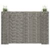 H-Shaped Gabion Planter Steel Wire 223.6"X15.7"X78.7"