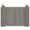 H-Shaped Gabion Planter Steel Wire 223.6"X15.7"X70.9"