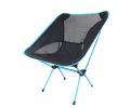 Portable Folding Camping Stool Chair Seat For Fishing Festival Picnic Bbq Beach With Bag Blue