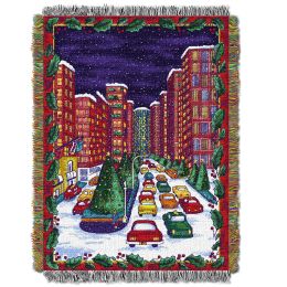 Holiday City Licensed Holiday 48"X 60" Woven Tapestry Throw By The Northwest Company