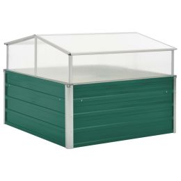 Greenhouse Green 39.4"X39.4"X30.3" Galvanized Steel