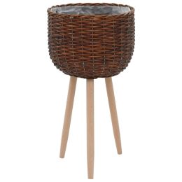 Planter Wicker With Pe Lining