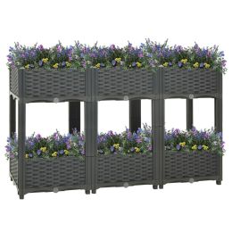 Raised Bed 47.2"X15.7"X28" Polypropylene