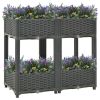 Raised Bed 31.5"X15.7"X28" Polypropylene