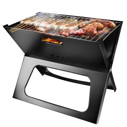 Portable Bbq Barbecue Grill Foldable Charcoal Grill Camping Garden Outdoor Travel