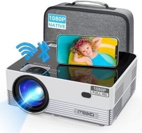 Mooka Native 1080P Wifi Bluetooth 4K Projectors 8500L Video Movie Theater Home