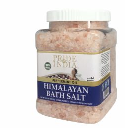 Himalayan Pink Bath Salt- Peppermint 40 Oz (2.5Lb) Jar