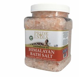 Himalayan Pink Bath Salt- Cedarwood 40 Oz (2.5Lb) Jar