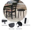 Outdoor Aluminum Side Table Weather Resistant Round Small Coffee Table