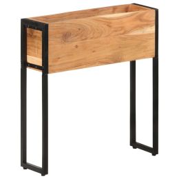 Planter 23.6"X7.9"X 26.8" Solid Acacia Wood