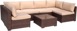 Seven-Piece Set Of Outdoor Tables And Chairs