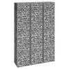 Gabion Raised Beds 3 Pcs 11.8"X11.8"X59.1" Iron