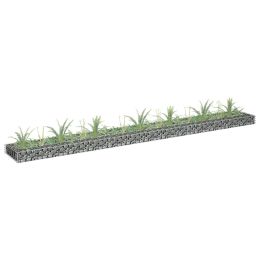 Gabion Raised Bed Galvanized Steel 106.3"X11.8"X3.9"