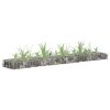 Gabion Raised Bed Galvanized Steel 70.9"X11.8"X3.9"