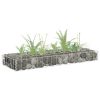Gabion Raised Bed Galvanized Steel 35.4"X11.8"X3.9"