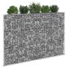 Trapezium Gabion Raised Bed Galvanized Steel 59.1"X7.9"X39.4"